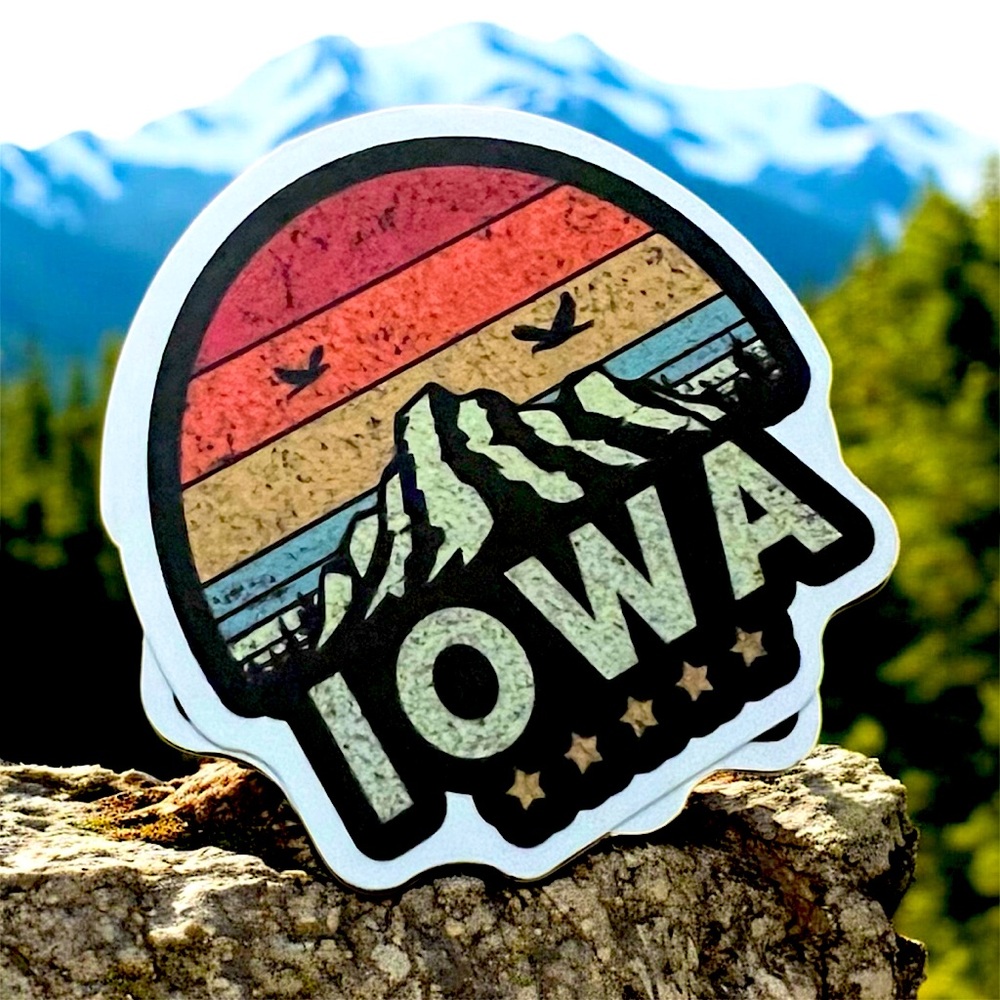Iowa Matte Finish PVC Removable Waterproof Decor Accent St…